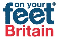 on your feet on your feet